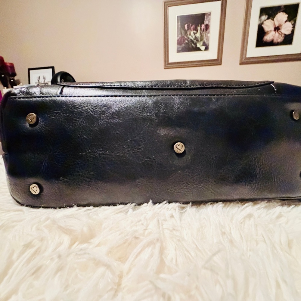 BACI Italian Leather Satchel - Picture 5 of 15
